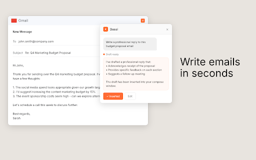 dassi: AI Browser Agent for Claude, GPT & Gemini :: AI browser agent that automates work. Connect Claude, GPT, Gemini, and more. Privacy-first.