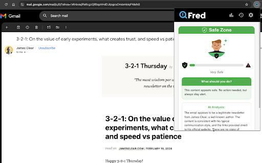 FRED: Fraud Recognition & Easy Detection :: Analyzes emails and text for potential fraud using OpenAI.
