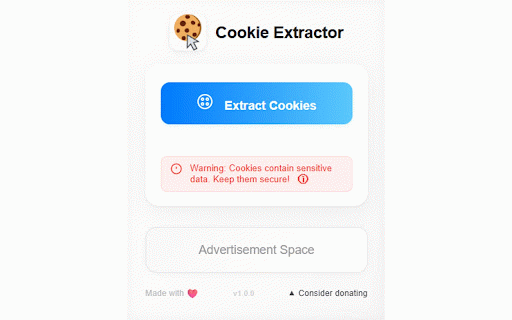 Cookie Extractor :: Extract cookies from any website in Puppeteer-compatible JSON format with a single click