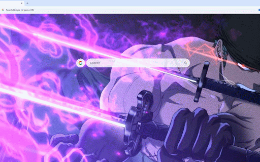 Zoro Enma Sword One Piece Live Wallpaper :: Zoro wielding legendary Enma sword with spectacular purple energy aura and lightning effects.