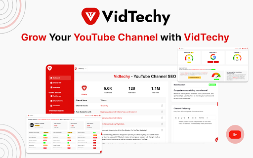 VidTechy :: Grow Your YouTube Channel with VidTechy