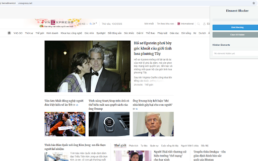 Element Blocker :: Element Blocker: Hide unwanted page elements