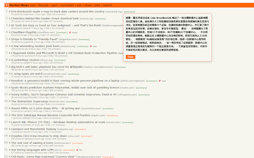 HN Reader - AI Reading Assistant :: AI-powered Hacker News reading assistant with personalized recommendations