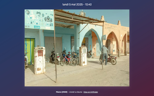 ArtTab :: A beautiful artist photo every week on your new tabs.
