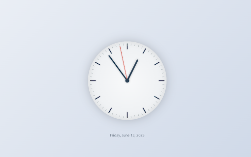 Simple Analog Clock :: A simple and beautiful Windows Vista-inspired analog clock with day/night mode