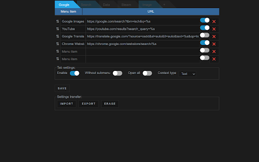 Builder Context Search :: Add Search Options to Context Menu