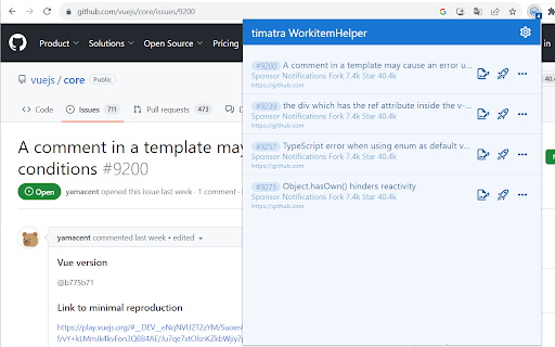 timatra WorkitemHelper - BrowserExtension :: Mit der "timatra WorkitemHelper - BrowserExtension" werden Ticketinformationen aus verschiedenen Ticketsystemen automatisch…
