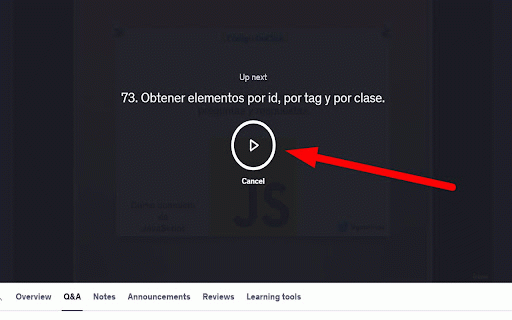 Udemy Smart Autoplay :: Automatically plays the next video without the usual 3-second delay.