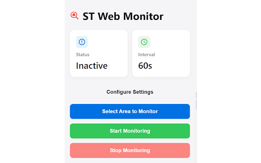 ST Web Monitor :: Monitor webpage elements for changes and get notified via Telegram or browser notifications.