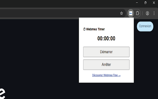 Webmea Timer :: Time tracker simple pour freelances et agences digitales.