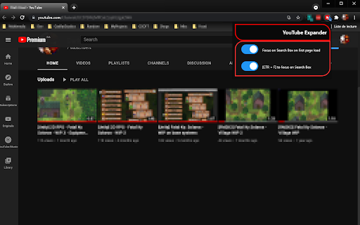 YouTube Expander :: Expand the YouTube experience with additional functionalities.