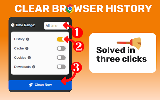 Browser History Cleaner :: Use Browser History Cleaner to clear history Chrome, clear cache, and remove browsing data fast.