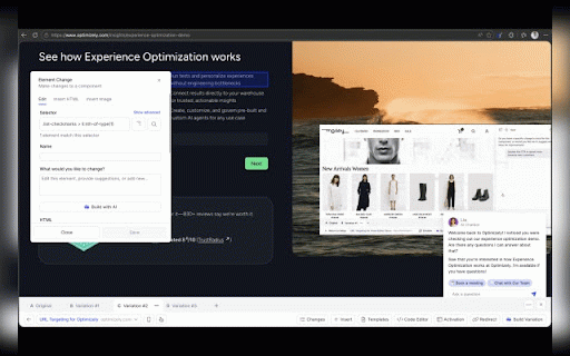 Optimizely Web Companion :: Get into your Optimizely Web Experimentation experiments faster.