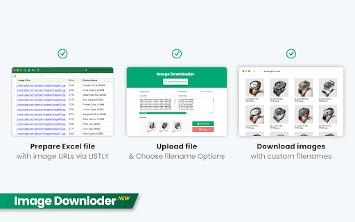 Image Downloader by Listly :: Bulk download images from URLs. Paste links or load from Excel and save in original quality.