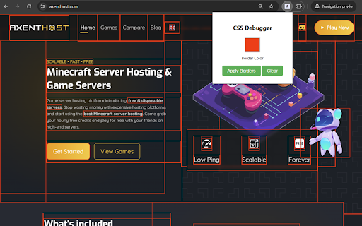 CSS Debugger :: A CSS debugger with color picker for element borders