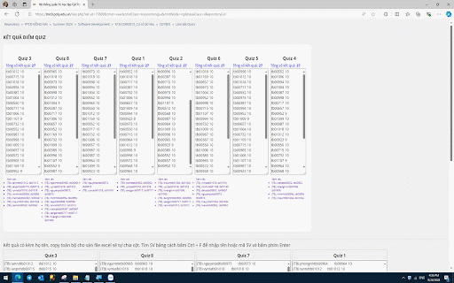 Export Quiz Results :: Plugin to export quiz results from a specific website.