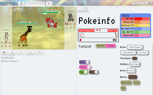 Pokeinfo Showdown :: Pokeinfo Showdown