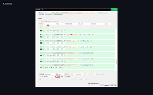 Bienesis mqtt console :: Décode automatiquement les payloads CBOR dans le Wirepas MQTT Console. + D'autres custom features