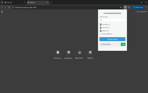 Local Password Generator :: Local Password Generator: Generate passwords