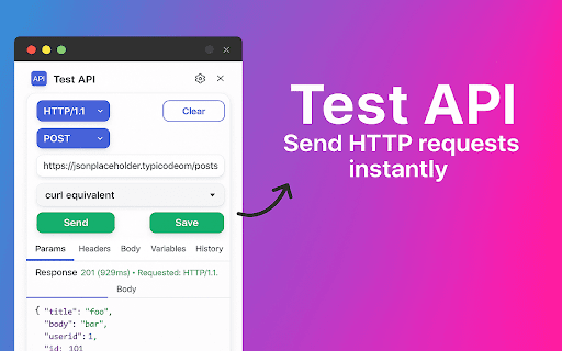 Test API :: Use Test API for restful api testing. This postman alternative test rest api online and use post request online to test API endpoint