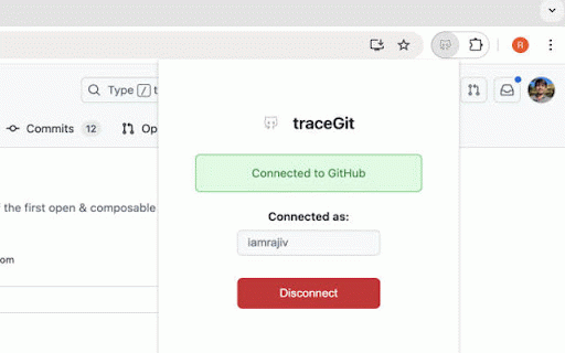 traceGit - GitHub Contribution Tracker Per Organization :: Track your personal contributions to GitHub organizations