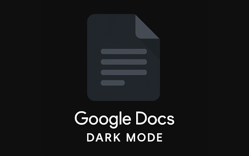 Google Docs Dark Mode 2025 :: Turns Google Docs dark without changing your file. Made in hours so my eyes stop bleeding from bright docs