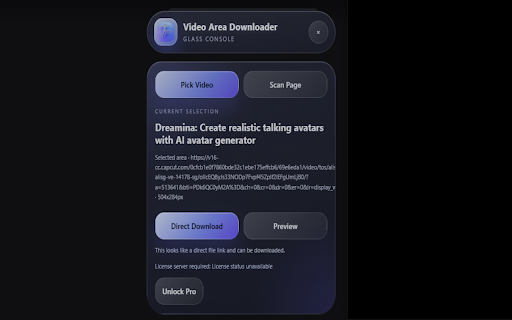 Video Area Downloader :: Pick a video area on the current page and directly download accessible media files.