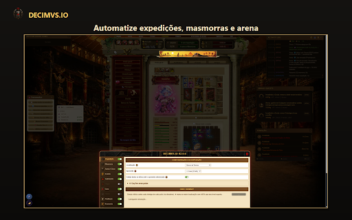 Decimvs.io - Gladiatus Bot & Helper :: Seu escudeiro digital: automatize a glória no Gladiatus enquanto você descansa na villa. ⚔️