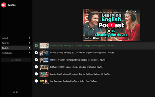 BackPlay: The Ultimate YouTube Playlist Experience! :: Save, Categorize and Enjoy your YouTube videos in the background with BackPlay – no distractions!