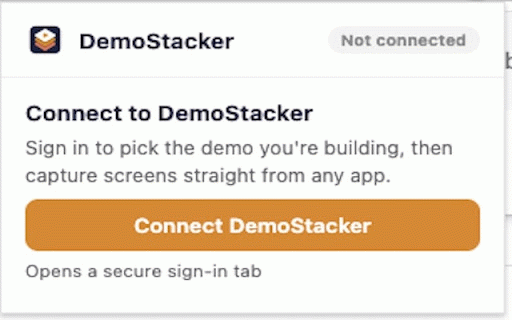 DemoStacker :: Capture any web app screen for your DemoStacker demos