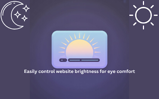Screen Dimmer – Brightness Controller :: Easily dim or boost website brightness. Simple screen dimmer with custom levels for better eye comfort and visibility.