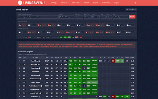 Draft Sync :: Captures ESPN fantasy baseball draft picks and sends them to Hashtag Baseball for live draft tracking.