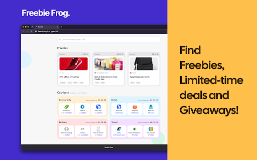 Freebie Frog :: Find freebies, limited-time deals, and giveaways while you shop