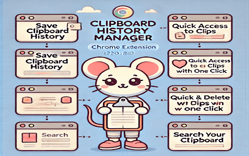 Clipboard History Manager - Your Clipboard, Organized :: Keep a history of copied text and paste from your clipboard history.