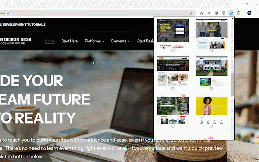 Simple Image Downloader :: Download images from the current page, including CSS background images.