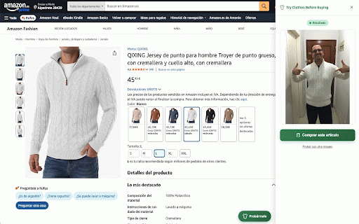 Try Clothes Before Buying :: Try on clothes from any online store before you buy. See how any outfit looks on you with AI.