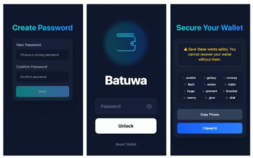 Batuwa Wallet :: A secure, serverless Solana & Ethereum wallet.