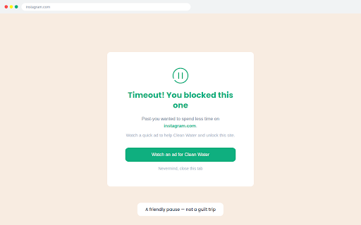 Pause for a Cause :: Pause the doomscroll and help a cause. Do good while breaking habits.