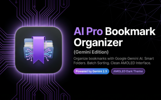 Gemini Bookmark Manager :: Intelligently categorize and sort bookmarks using Gemini AI