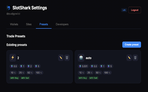 SlotShark :: SlotShark — Lightning fills. 0.5% fees. No compromises.