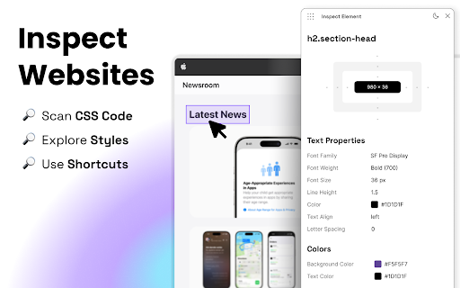 Inspect Element :: Use Inspect element – a CSS viewer with Chrome inspect element shortcut. Learn how to inspect element easily using this simple tool!