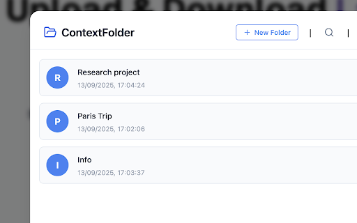 Context Folder :: Context management for life