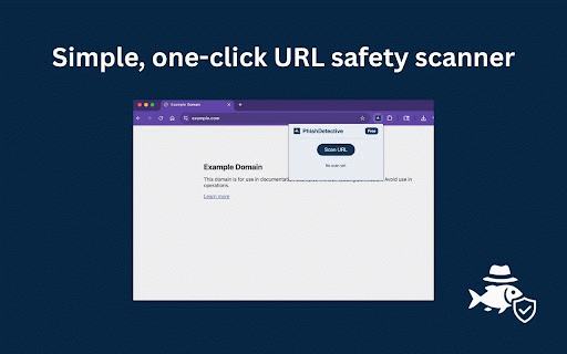 PhishDetective :: Scan the current tab's URL for phishing or unsafe domains using Google Safe Browsing.