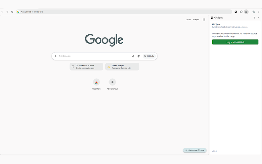 GitSync :: Sync branches between GitHub repositories.
