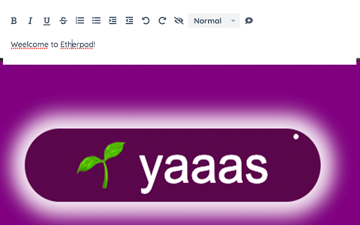 Ether-Spell :: Activate spellchecking in Etherpad
