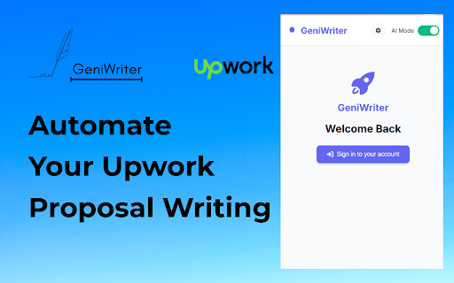 Geniwriter :: Generate Upwork proposals with AI.