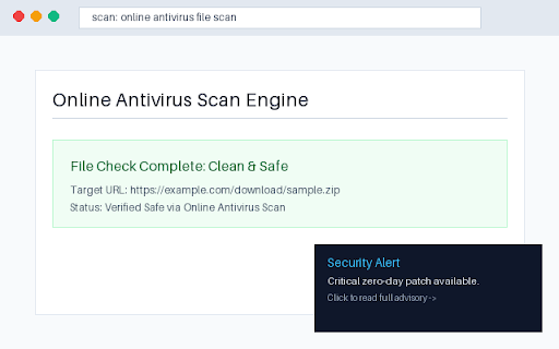 Online Antivirus Scan :: Scans files with Status Creators, provides custom search, and delivers security updates.