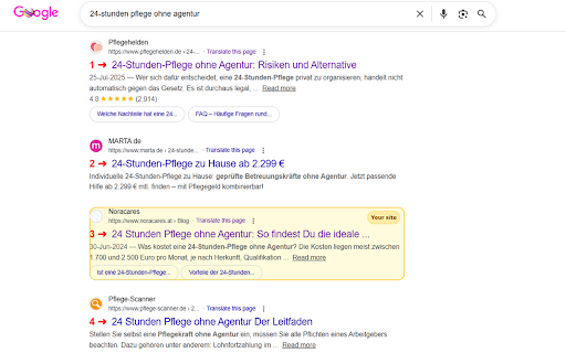 Organic SERP Numbering :: Number organic Google search.Precise SERP numbering • Optional domain highlighting • 7-day free trial • Works on all Google domains