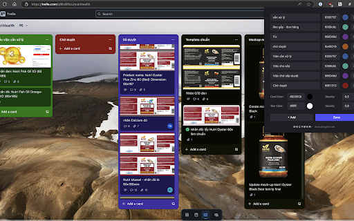 Trello Colorizer :: Customize Trello list & card colors