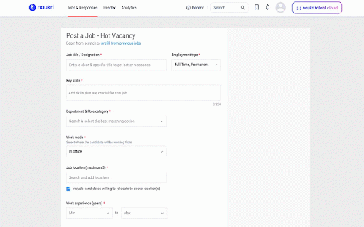 Naukri Resume Downloader :: Automate downloading of applicant resumes from Naukri.com job postings